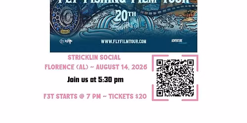 Fly Fishing Film Tour - Florence (AL) supporting Southeast Regional Casting for Recovery