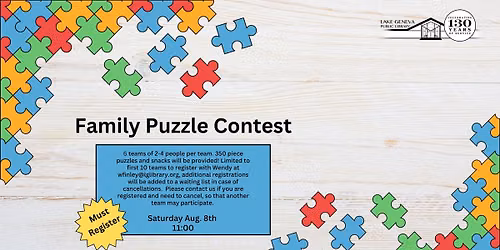 Family Puzzle Contest