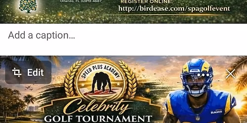 1st Annual Celebrity Golf tournament 