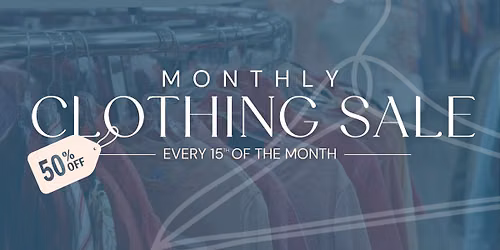 Thrifty Boutique \u2014 Monthly 50% Off Clothing Sale