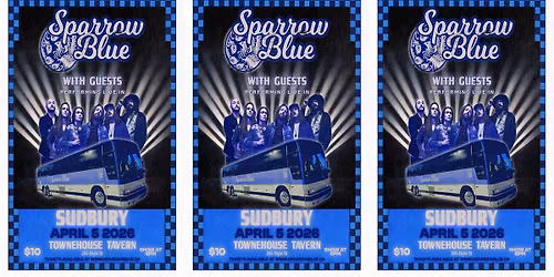 SPARROW BLUE w\/TBA LIVE IN SUDBURY @ TOWNEHOUSE TAVERN