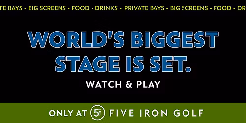 World Cup Watch Party at Five Iron Golf - Long Island City
