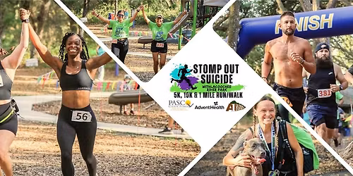 5th Annual Stomp out Suicide 10k, 5k and 1 Mile Trail Run Presented by AdventHealth