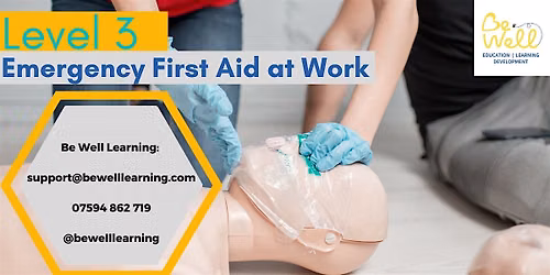 Level 3 Emergency First Aid at Work (EFAW)