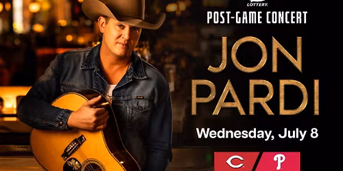 Reds Post-Game Concert: Jon Pardi
