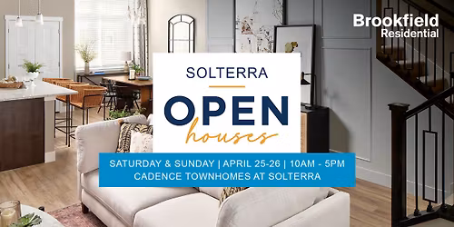 Open Houses at Solterra in Lakewood: Cadence Townhomes