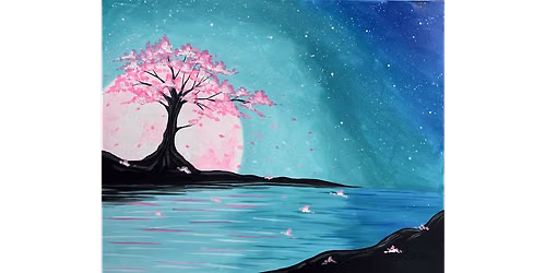 Cherry Moon Glow - Paint and Sip in Tyler | Classpop!\u2122