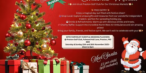 Christmas Market @ Preston Golf Club