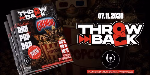 THROWBACK HALLOWEEN x 07.11.25 x Plein Publiek Bruxelles