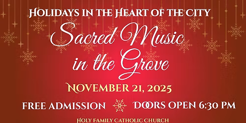 Sacred Music in the Grove