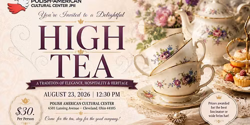 High Tea at the PACC