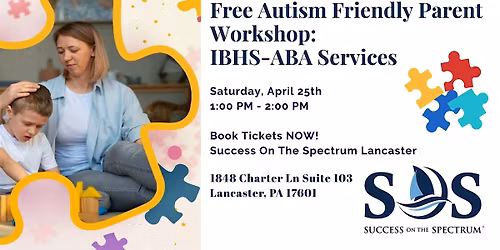 Free Autism Friendly Parent Workshop