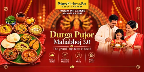 Durga Pujor Mahabhoj,Holiday Inn Exp,Palms Kitchen
