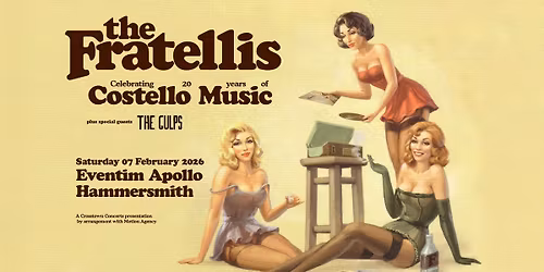 The Fratellis - 20 Years of Costello Music at Eventim Apollo, Hammersmith