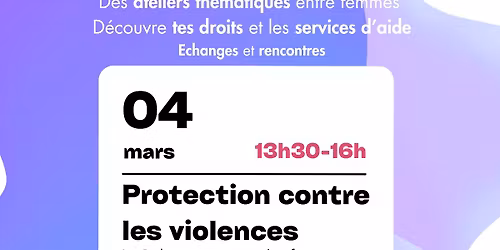 Atelier th\u00e9matique : Protection contre les violences