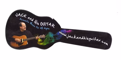 Jack and his guitar at the Boyle