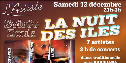 Soirée Zouk - La Nuit des Iles