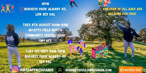 Dance fitness in the park