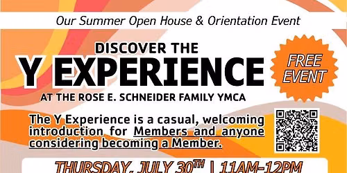 Y Experience - July Member Orientation Event