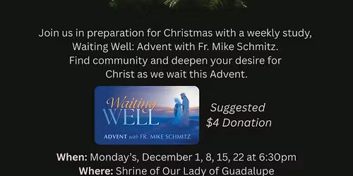 Advent Series - Waiting Well