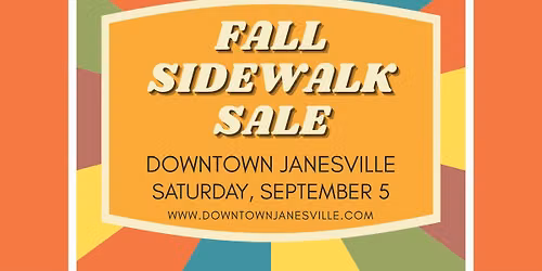 Downtown Janesville Sidewalk Sale