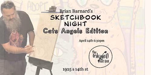 Sketchbook Night - Cats Angels Edition!