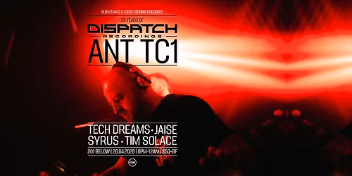 SUB\/Stance028 - 25 Years of Dispatch Recordings w\/ ANT TC1