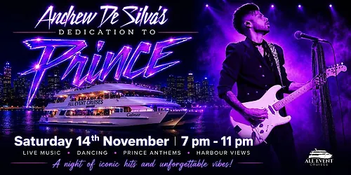A Night of Prince | Starring Andrew De Silva | Newcastle Harbour