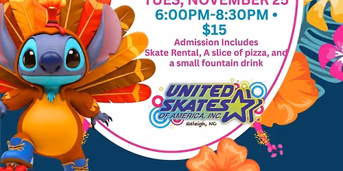 Thanksgiving Break Kickoff \u2013 Free Dinner With Stitch