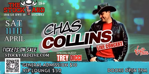 Chas Collins LIVE @ THE STOCKYARD