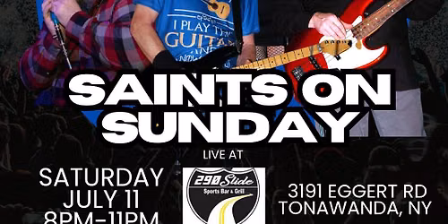 Saints on Sunday LIVE at 290 Slide Sports Bar