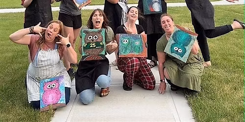 Funny Owl Sip N' Paint Workshop