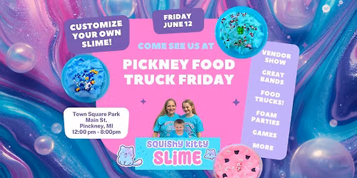 Squishy Kitty Slime at Pinckney Food Truck Friday