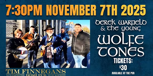 Derek Warfield & The Young Wolfe Tones Live at Tim Finnegans