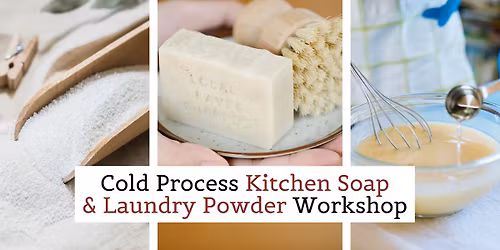 E05 - Cold Process Kitchen Dish Soap & Laundry Powder Workshop - Soap mold included