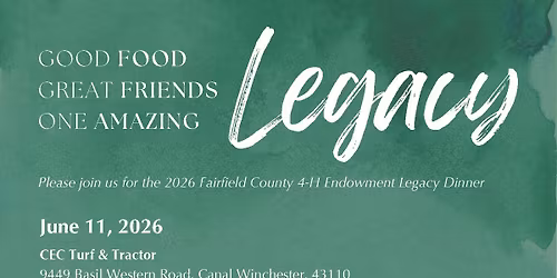 4-H Endowment Legacy Dinner