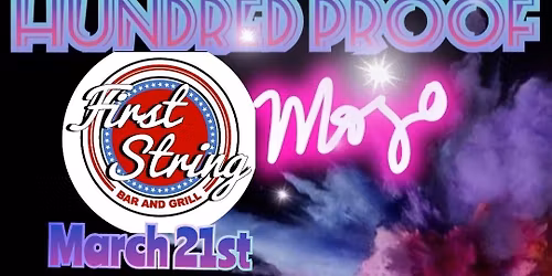 It's a First String bar and grill party!!!!!