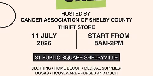 SIDEWALK BLOWOUT SALE