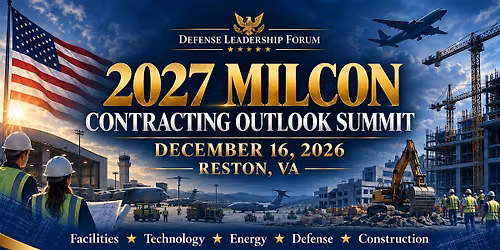 2027 MILCON Contracting Outlook Summit