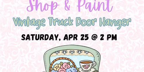 Shop & Paint a Vintage Truck Door Hanger