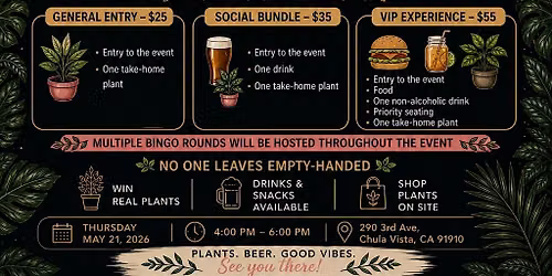 Plant Bingo - Chula Vista