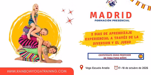 [MADRID] In-person 2-Day Rainbow Kids Yoga Teacher Training