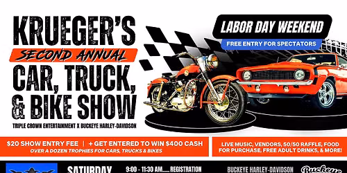 Krueger's Second Annual Car, Truck, & Bike Show