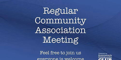 Summerside Community Club September Meeting