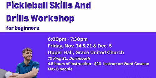 Pickleball Skills and Drills Workshop