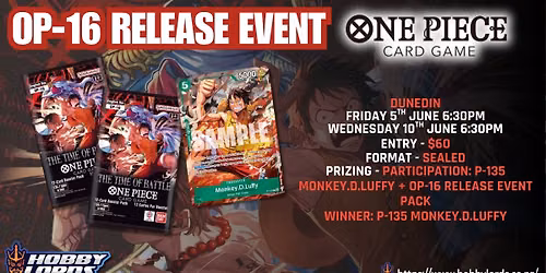 One Piece - OP-16 Release Event!