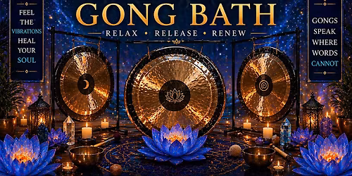Blue Lotus Gong Bath with Su Walenta ✨