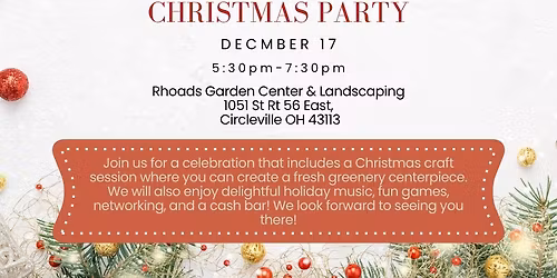 Women\u2019s Networking Event: Holiday Greens Workshop