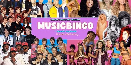 Music Bingo: Boy Bands & Girl Power