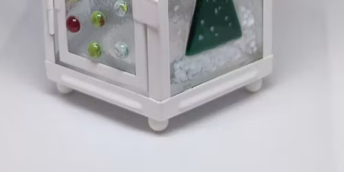 Beginners glass fusing - create a festive lantern
